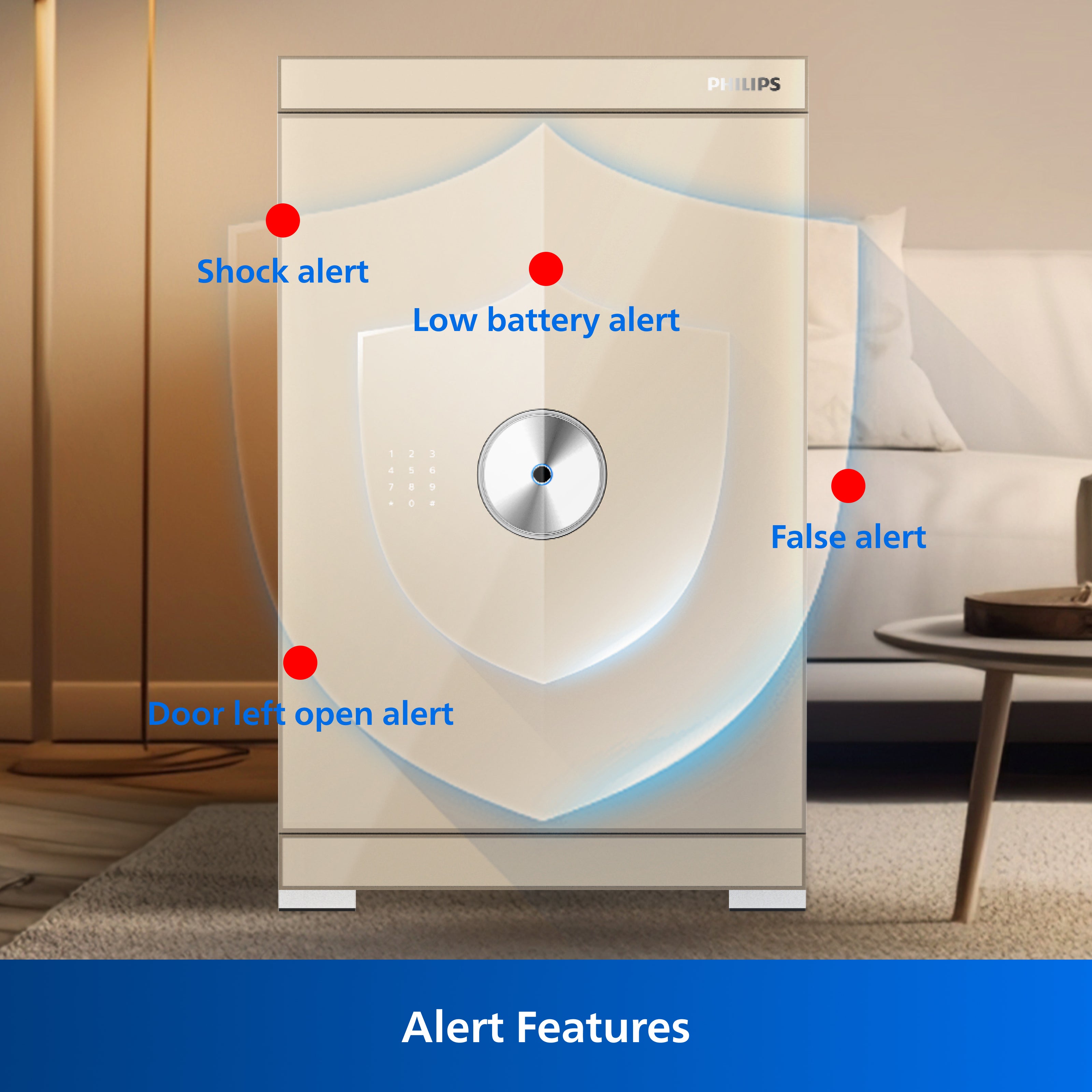 Philips Smart Safe SBX602-6CU